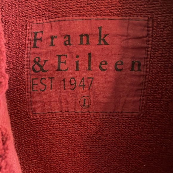 Frank & Eileen Willa Long Sleeve Triple Fleece Wrap Dress in Cranberry - Picture 3 of 6